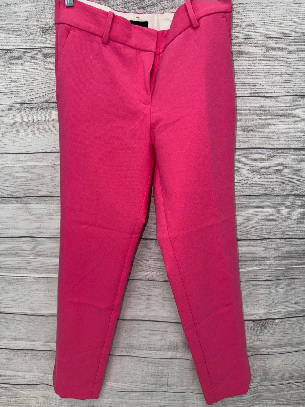 Talbots Hot Pink Cropped Dress Pants
